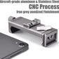 Full Metal Tablet Tripod Holder – Compatible with iPad mini, Air, Pro | 1/4" Screw & ARCA Dovetail Mounts | Universal Tablet Clamp Adapter