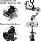 elitehood Aluminum Tripod Phone Mount Adapter for DJI RS 4 Mini, Magnetic Smartphone Tripod Mount with Arca-Standard & Hot Shoe Plate for Camera, Cold Shoe Phone Mount Fit iPhone 16 15 14 Series