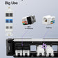 VCELINK RJ45 Cat 6 Keystone Jacks 25-Pack, Dust-Proof Keystone Jacks, 90-Degree Punch Down Ethernet Modular Jacks, UTP Keystone Jack Adapter, Black