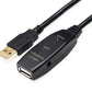 50 Feet Active USB Extension Cable 2.0 Male to Female with 2 Extension chipsets Signal Booster - Active Extension/Repeater Cord 15 Meters / 50 Feet