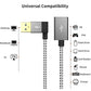 CableCreation Short USB 3.0 Extension Cable 1FT, Left Angle USB Male to Female Extender Cord, 90 Degree USB 3.0 for VR, PlayStation, Xbox, Keyboard, Space Gray 0.3M