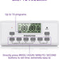 [2 Pack] NEARPOW Digital Timer For Lamp With Dual Outlets, Programmable Timer In Door, Outlet Timer For Lights,10 On/Off Programs, 24-Hour And 7-Day Programmable Electric Plug Timer,3 Prong, 15A/1875W