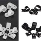 Bigtrans 300 Pcs Nylon Plastic R-Type Wire Clips with Screws 1/4" 5/16" 3/8" 1/2" 3/4" Clamps Fasteners Assortment for Cable Conduit -5 Size -Black