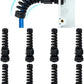 8 Pcs Waterproof Cable Gland, PG9(NPT 1/4) Thread(4-8mm), Made of PA66 Material,waterproof wire grommet Strain Relief Cord Connectors,Suitable for Various Electrical Installations