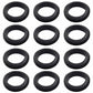 12 Pcs Rubber Grommets, 1-9/16" Inside Diameter 1-3/4" Drill Hole Rubber Wire Grommets O Ring Grommets for Wire, Firewall, Cables, Plugs, Automotive