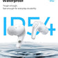 SoundPEATS C30 Hybrid ANC Earbuds with LDAC Hi-Res Audio, 52H Playtime -52dB Adaptive Noise Cancelling Earbuds, 6-Mic Clear Call, 12mm Driver, Bluetooth 6.0, Multi-Point, IP54 for Daily Use - White