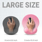 Ergonomic Mouse Pad Wrist Support, Comfortable Mouse Pad Wrist Rest, Relieve Wrist Pain Gel Mouse pad, Non-Slip Rubber Base Mousepad for Laptop, Computer(Gradient Baby Pink)