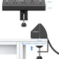 Jgstkcity Desk Clamp Power Strip,40W Total Fast Charging Station,2 PD 20W USB C Ports,Desk Edge Mount Surge Protector for Home, Office,3 Outlets,Fit 1.96" Tabletop Edge,ETL Listed