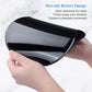 ITNRSIIET Ergonomic Mouse Pad with Gel Wrist Support Small Wrist Rest Smooth Surface Non-Slip PU Base Comfortable Office Supplies Pain Relief, 8.7 x 7.2 inches, Blue