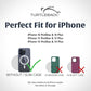 Turtleback Belt Holder for iPhone 16 Pro Max, 15 Pro Max, 14 Pro Max -Small- Fits w/Slim MagSafe Style Cases, Premium Black Leather Vertical Belt Holster Magnetic Closure Leather Wrapped Clip
