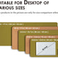 Cork Desk Mat - Dual-Sided Desk Pad for Office and Home - Desk Organization and Accessories - Ideal for Large Mouse Pad and Desk Mats on Top of Desks(Olive Green,80cmx 40cm)