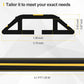 Floor Cord Cover 4.1Ft Heavy Duty PVC Floor Cable Protector Electric Cord Hider Cable Management Floor Strip Extension Cord Covers Cable Raceway for Wires on Floor Inner Channel 1.36" W x 0.43" H
