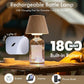 WILIT Wireless Bottle Lamp for Liquor Bottles, 3-Level Brightness LED Night Lights, Wine Lamp for Home Decor, Unique Table Lamp with RGB Lights, Rechargeable Bottle Lights for Bedroom, Black