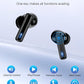 ZIUTY Wireless Earbuds Bluetooth Headphones, ANC/ENC Noise Cancelling, Ear Buds with Multifuntional Touch Screen, 40H Stereo Sound for Sports, IPX7 Clear Calls, 5 EQ for iOS Android(Black)