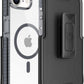 BELTRON Belt Case for iPhone 16e (2025), Slim Protective Transparent Case & Rotating Belt Clip Holster Combo (Compatible with MagSafe)