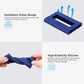 Lacdo Silicone Carrying Case for Samsung T7 Shield Portable SSD 1TB 2TB 4TB External Solid State Drive, Soft Silicone Case Protective Cover Sleeve Skin for T7 Shield SSD, with Lanyard, Blue