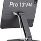 Magnetic iPad Pro M4 13-inch Stand with Wireless Charging 18W, 360° Rotating Aluminum Tablet Holder for iPad Pro M4 13-inch, Adjustable Desk Mount Series (M4-13inch)