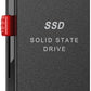 BUFFALO External SSD 500GB - Up to 600MB/s - USB-C - USB-A - USB 3.2 Gen 2 (Compatible with PS4 / PS5 / Windows/Mac) - External Solid State Drive Stick - ‎‎‎SSD-PUT500U3B