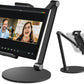 Surface Pro Stand, iPad Pro 12.9 Holder, Multi-Angle Adjustable Tablet Stand Holder for 4.7''- 13'' Screen Microsoft Surface Pro Series, iPad Pro 11/12.9, iPad, mini, Air and More (Black)