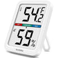 Vaikby Precision Hygrometer - Indoor Humidity Meter and Room Thermometer with Temperature Gauge, Digital Monitor for Home Comfort, Wall-Mounted or Tabletop, Energy-Efficient Sensor for Nursery & House