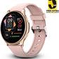 Alphagear JULIET Smartwatch for iPhone & Android, Style Smart Watch (Answer/Make Call), Wellness Tracker with 1.32" AMOLED Screen, uo to 10 days battery (2xScreen Protector and 1x extra band included)