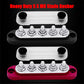 5 x M6 (1/4") Studs Power Distribution Block Bus Bar 12V, Ampper 4.3" 150A Marine BusBar Battery Distribution Block W/Cover for Car Boat Solar (Red & Black)