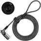 I3C Laptop Cable Lock 4 Digital Combination Lock Security Computer Cable Lock Anti Theft Combination Lock Compatible for Tablet Laptop (1 Pack)