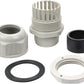XHF 20 Pcs 1" IP68 Strain Relief Nylon Cord Grip Waterproof NPT Cable Glands Adjustable UL Listed and RoHS Compliant (Grey)