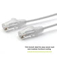 TRUECABLE Cat6 Component Rated Patch Cable, Unshielded (U/UTP), 5ft, White, 28AWG Solid Copper, Snagless 10G High-Speed Ethernet Cable, PoE++ 4PPoE 100W, UL Listed, RoHS-3, 1 Pack