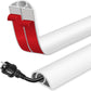 Floor Cord Cover for Wires on Floor Self Adhesive Cord Hider Floor Cable Management Wire Covers for Cords Protector Prevent Cable Trips Cord Cavity W 0.32" x H 0.32", White, 3.3Ft