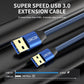 USB to USB Cable 15FT,Durable Braidedfor USB 3.0 Male to Male Type A to Type A Cable Data Transfer Compatible with Hard Drive, Laptop, DVD Player, TV, USB 3.0 Hub, Monitor, Camera, Set Up Box and More