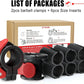 Barbell Clips 1 Inch Quick Release Weight Clamps 0.9-1.18inch Multi-Size Adjustable Olympic Clamps for Bars