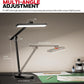 Honeywell Desk Lamp for Home Office, H4 Sunturalux™ Eye-Caring LED Desk Light, 700LM Dimmable Desk Lamp with Timer, Adjustable Desk Reading Light, Touch Auto Dimming Table Lamp for Study, Bedroom