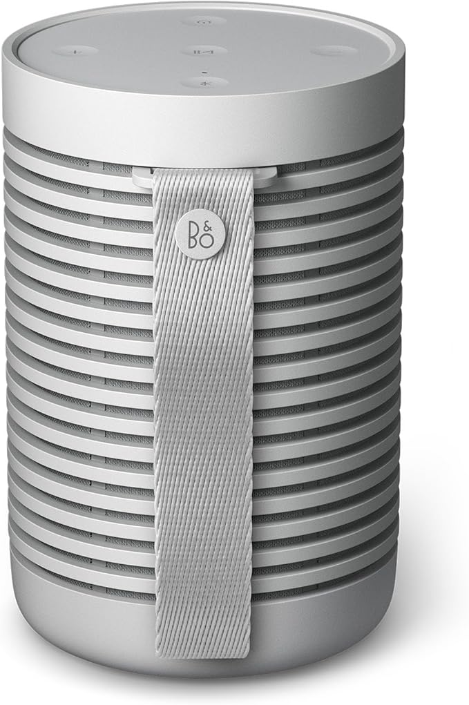 Bang & Olufsen Beosound Explore - Wireless Portable Outdoor Bluetooth Speaker, IP 67 Dustproof and Waterproof, Grey Mist