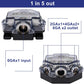 2pc Power Distribution Block Car Audio 1 in 5 Ways Out Car Audio Distributions Block 0 Gauge Input 2/4/8 Gauge Out Ground Cable Splitter Distribution Blocks for Automotive