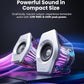 Edifier G2000 Pro Bluetooth Computer Speakers with 7.1 Virtual Surround Sound, RGB Lighting, USB & Aux Input - Ideal Gaming Desk Accessories for PC, PS5, Game Console (White)