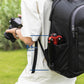 Fotopro Mini Tripod with Ball Head Phone Mount Detachable Selfie Stick Folded only 8.6" Max Load up to 6.6 lbs FY-810 Orange