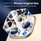 UniqueMe for 3 Pack iPhone 16 Pro/iPhone 16 Pro Max Camera Lens Protector - [Drop Protection] [Case Friendly] 9H Tempered Glass Camera Cover Screen [Update New Version] - Gold