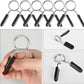 AccEncyc Spring Clip Collars 1 Inch Olympic Barbell Clamps Dumbbell Clips Weight Bar Clips for Weightlifting, Powerlifting, Strength Training