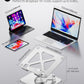 Urmust Laptop Stand for Desk with 360 Rotating Base, Ergonomic Adjustable Laptop Riser for Laptops 10 to 16 Inches