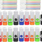 8GB Flash Drive 20 Pack, Wooolken USB 2.0 Memory Stick Thumb Drive Jump Drive USB Stick for Data Storage and Backup (Mixed Colors)