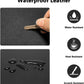 PU Leather Desk Pad Protector Gaming Mouse Pad Non Slip Desk Mat for Keyboard and Mouse Waterproof Desk Writing Pad for Office and Home Desk Accessories(Black, 35.4 * 17.7)
