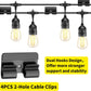[313Pcs] Cable Management Kit, 67 Adhesive Cable Clips, Topavatop Desk Cord Organizer, 22 Reusable Cable Strap, 4 Cable Sleeve Split, 200 Nylon Cable Zip Ties with 20 Mounts for TV Office Home, Black