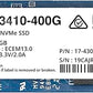 Synology M.2 2280 NVMe SSD SNV3410 400GB (SNV3410-400G)