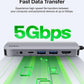 Belkin USB-C Hub, 7-in-1 Multiport Adapter - USB Docking Station with 4K HDMI, USB-C PD 3.0 Port, 2 x USB-A 3.1 Ports, SD Card & MicroSD Card Slots, & 3.5mm Audio Jack for MacBook, Air, iPad Pro, XPS