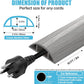 Floor Cord Cover Cavity 0.8"x0.37" Self Adhesive Cord Hider, 10FT Low Profile Cable Management, Extension Strip Protector for Wires, Prevent Cable Trips for Offices, Gyms, Exhibitions (Gray Wood)
