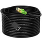 Ethernet Extension Cable 6.5ft, Network Cat6a Extension Patch Cable RJ45 Cords Shielded Male to Female Connector (6.5FT)