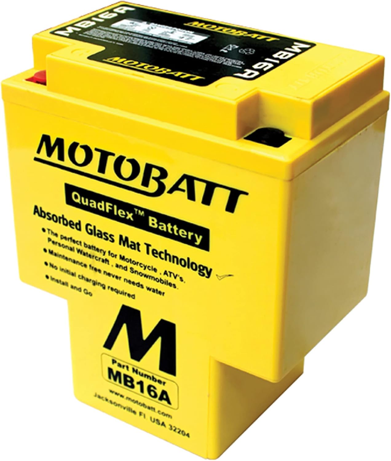 Motobatt MB16A 17.5Ah Battery, MB16A