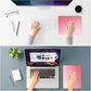 ITNRSIIET Mouse Pad Non-Slip Rubber Base Smooth Surface Stitched Edges Waterproof Durable Compatible with All Mice for Office & Gaming, Desk Accessory, 10.2x8.3x0.12 inch, Rose Gradient