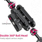 ULANZI Super Clamp Double Camera Clamp with 1/4" Adapter, CO17 Crab Plier Clip Bracket Mount Monitor Magic Arm Double Ball Head Adapter for Photo Studio Light Stand, Photo Boom Stand, Cross Bars
